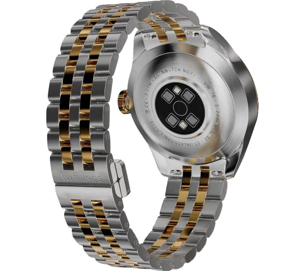 WITHINGS ScanWatch Nova Brilliant Hybrid Smart Watch - Gold, 39 mm