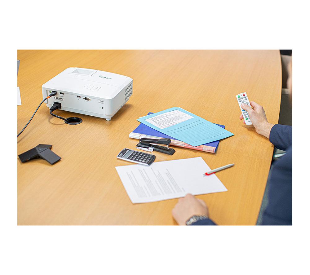 PHILIPS ProPix PRX850 Full HD Office Projector - White