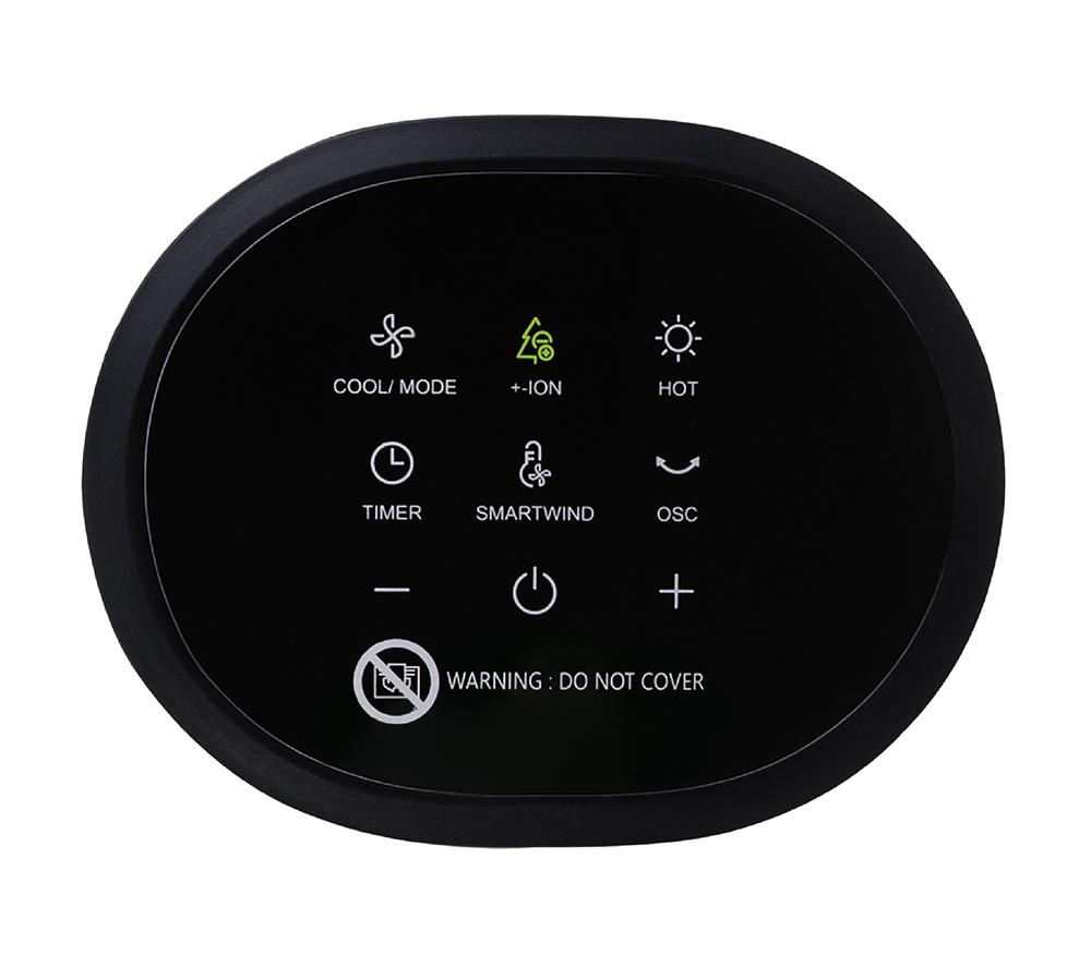 RUSSELL HOBBS RHBLDL25W Heiz- und Kühl-Turmventilator ohne Rotorblätter – Weiß