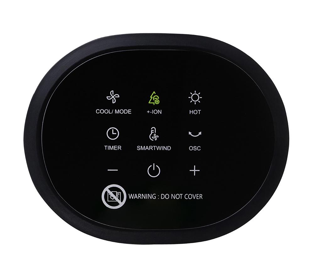 RUSSELL HOBBS RHBLDL25B Hot & Cool Bladeless Tower Fan - Black