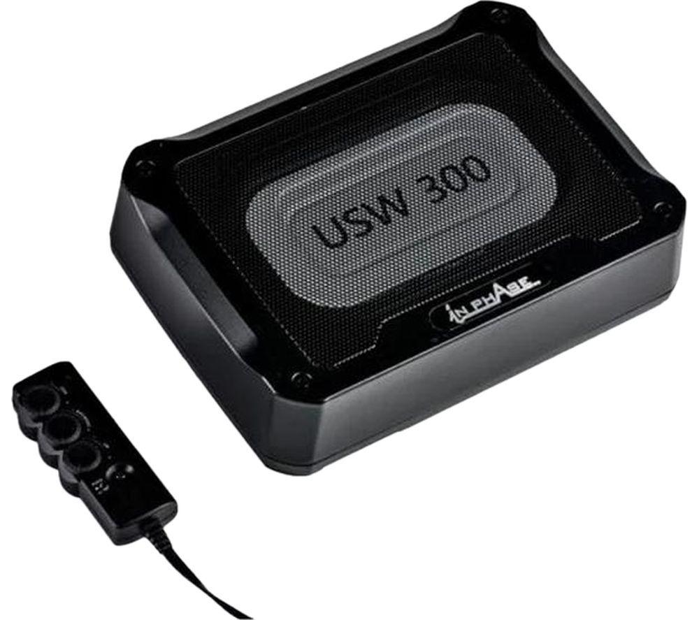 IN PHASE USW300 Car Subwoofer - Black