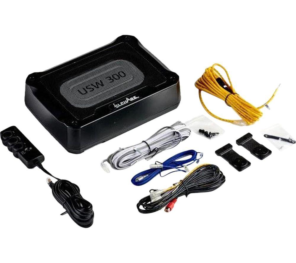 IN PHASE USW300 Car Subwoofer - Black