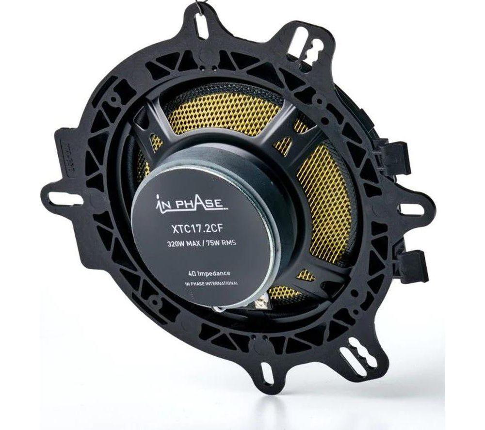 Altavoces para coche IN PHASE XTC17.2CF - Negro y amarillo