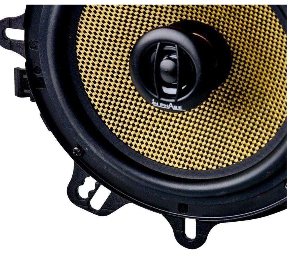 Altavoces para coche IN PHASE XTC17.2CF - Negro y amarillo