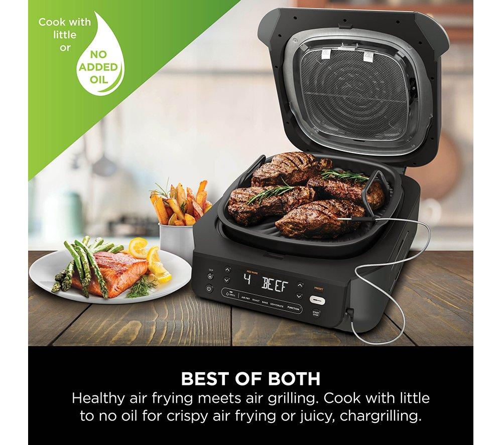 NINJA EG351UK 5-in-1 Indoor Grill & Air Fryer - Black & Silver