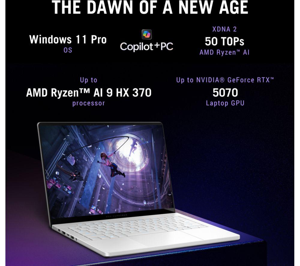 ASUS ROG Zephyrus G14 14" Gaming Laptop - AMD Ryzen 9, RTX 5070, 1 TB SSD