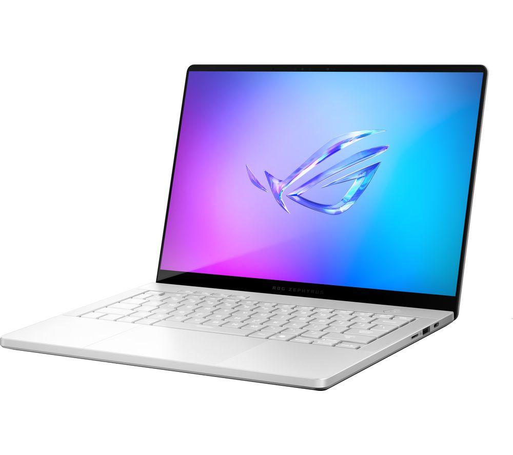 ASUS ROG Zephyrus G14 14" Gaming Laptop – AMD Ryzen 9, RTX 5050, 1 TB SSD, Weiß
