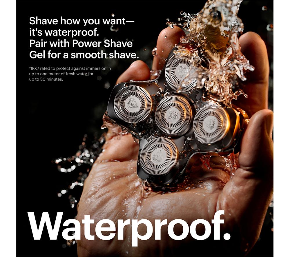 MANSCAPED The Dome Shaver Pro Wet & Dry Rotary Head Shaver - Black