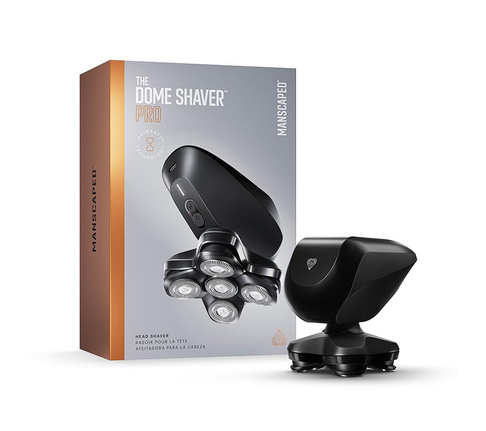 MANSCAPED The Dome Shaver Pro Wet & Dry Rotary Head Shaver - Black
