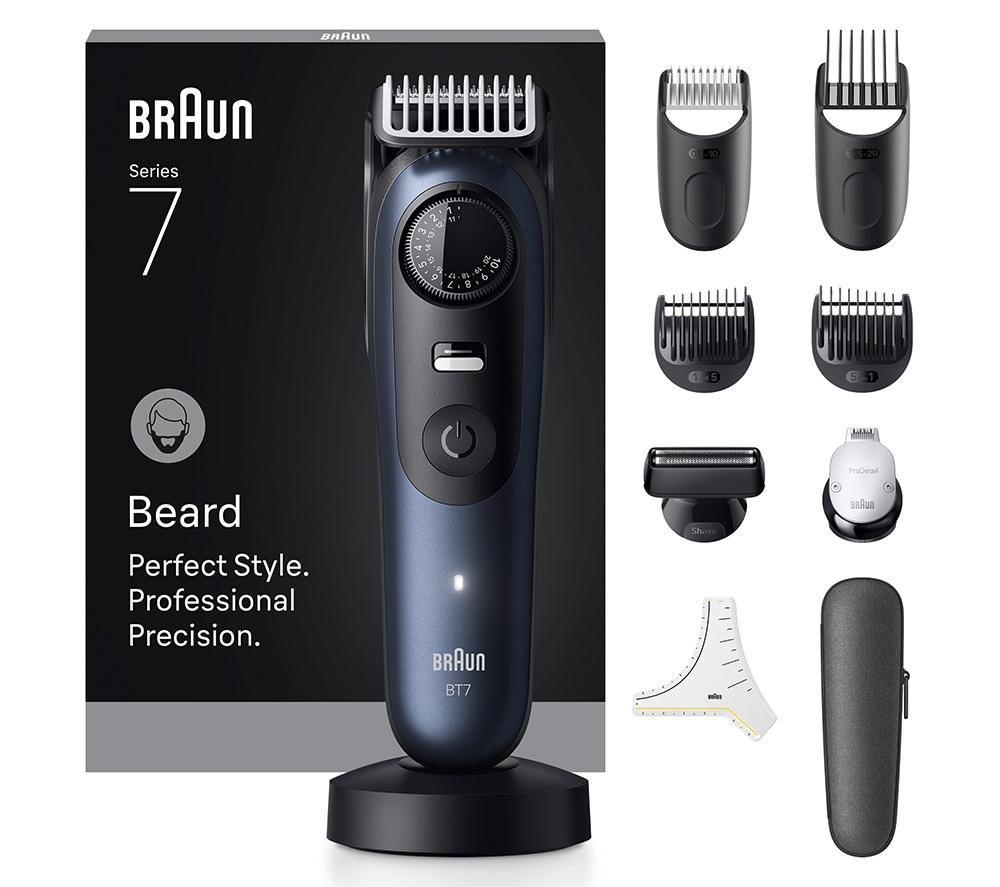 BRAUN Series 7 BT7540 Wet & Dry Barttrimmer - Blau