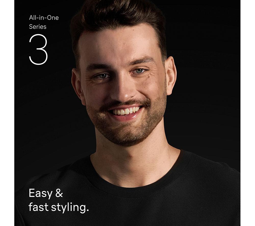 BRAUN All-in-One Series 3 AIO3560 10-in-1 Grooming Kit - Black