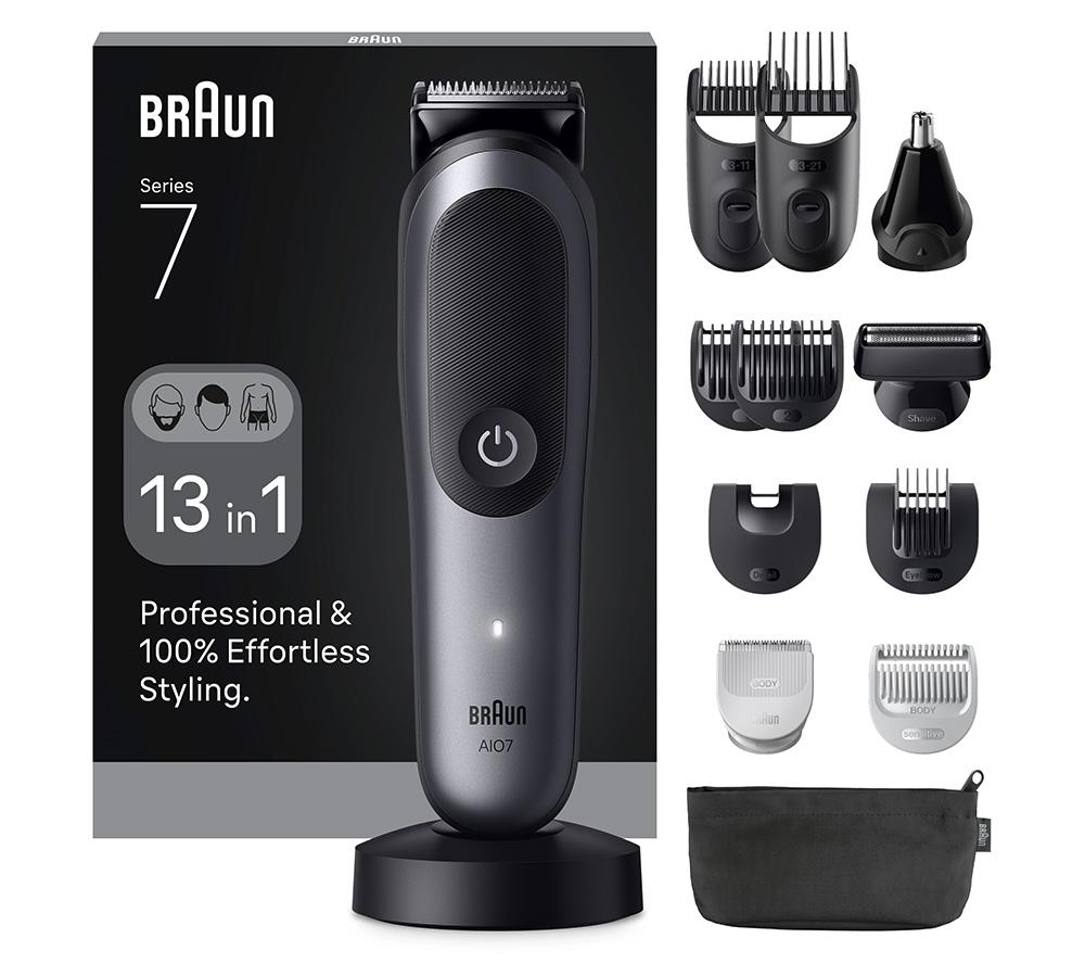 BRAUN All-in-One Series 7 AIO7560 13in1 Grooming Kit - Grey