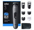 BRAUN All-in-One Series 3 AIO3540 8-in-1 Grooming Kit - Grey