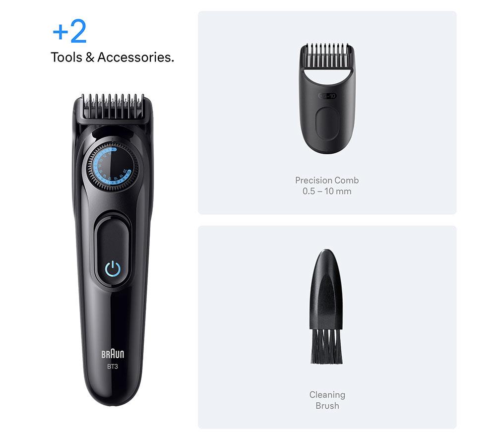BRAUN Series 3 BT3500 Beard Trimmer - Black