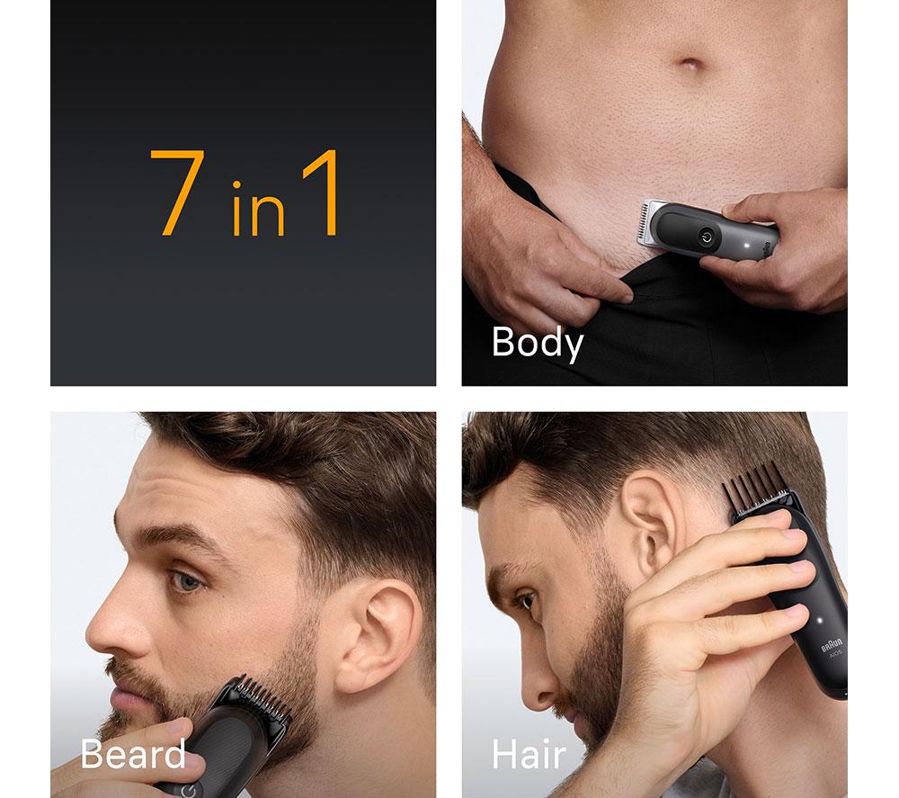 BRAUN Series 5 AIO5520 7-in-1 Wet & Dry Trimmer - Grey