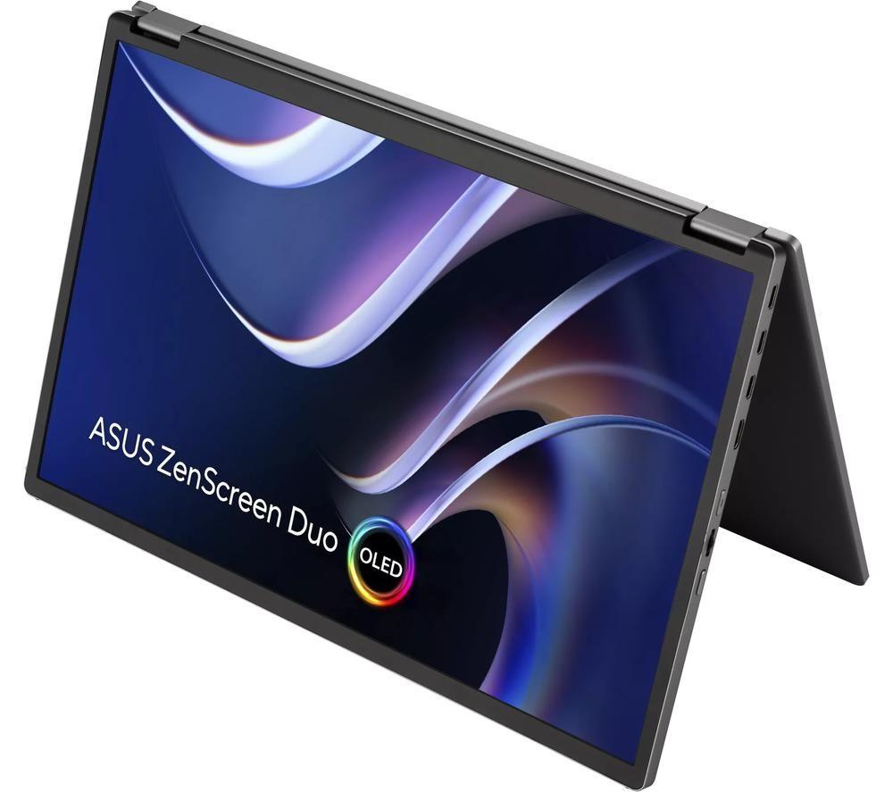 Monitor plegable OLED ASUS ZenScreen Duo MQ149CD Full HD de 14" - Gris