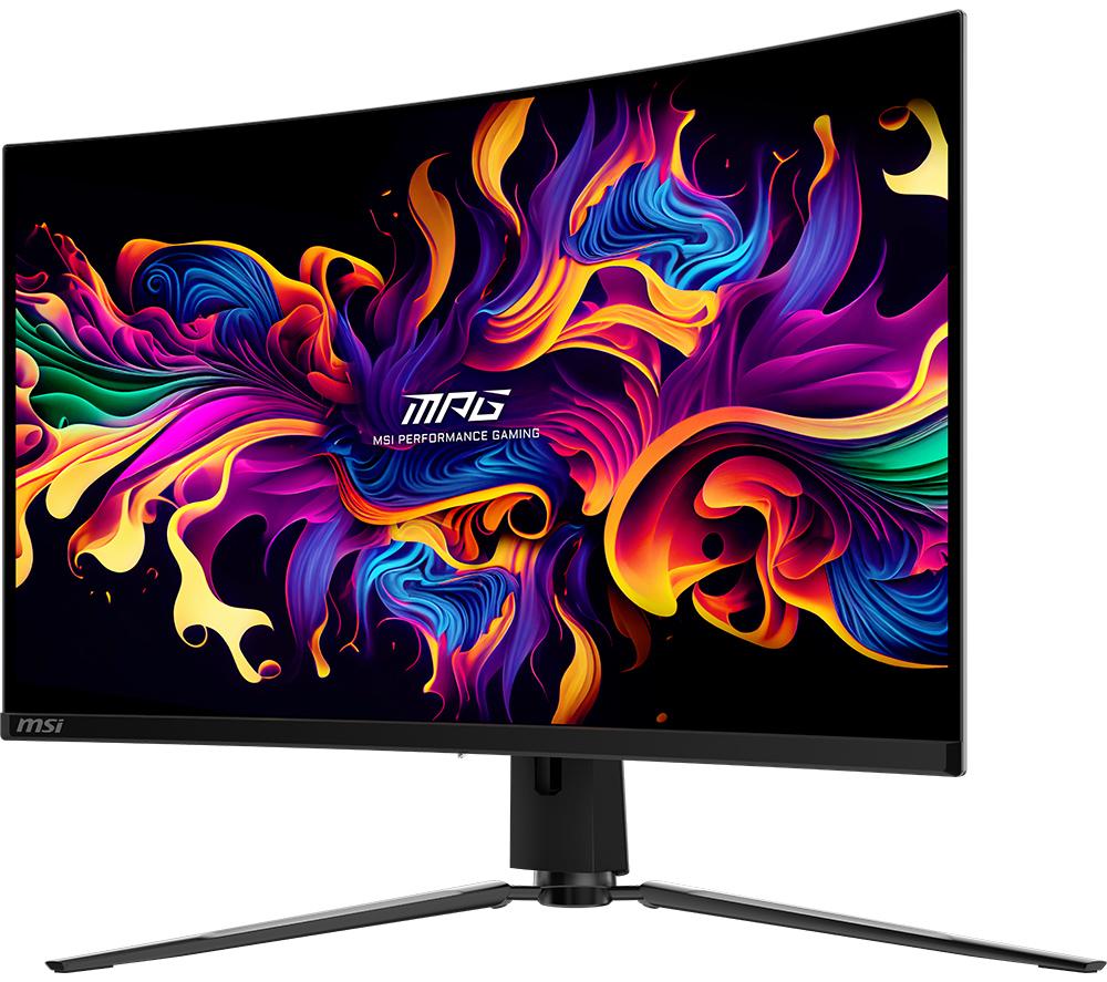 MSI MPG 321CURX 4K Ultra HD 32" Curved QD-OLED Gaming Monitor - Black