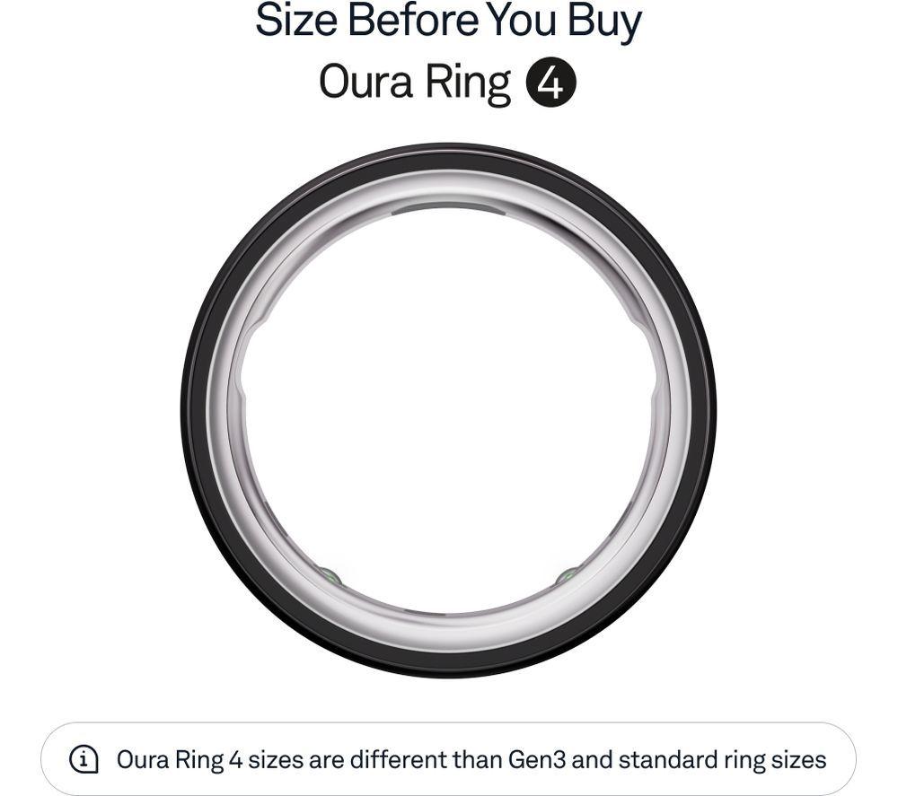 OURA Ring 4 - Black, Size 6