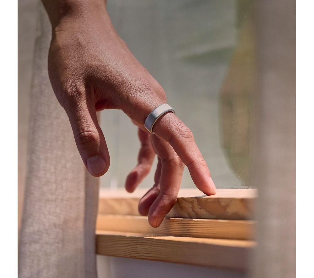 OURA Ring 4 - Gebürstetes Silber, Größe 6