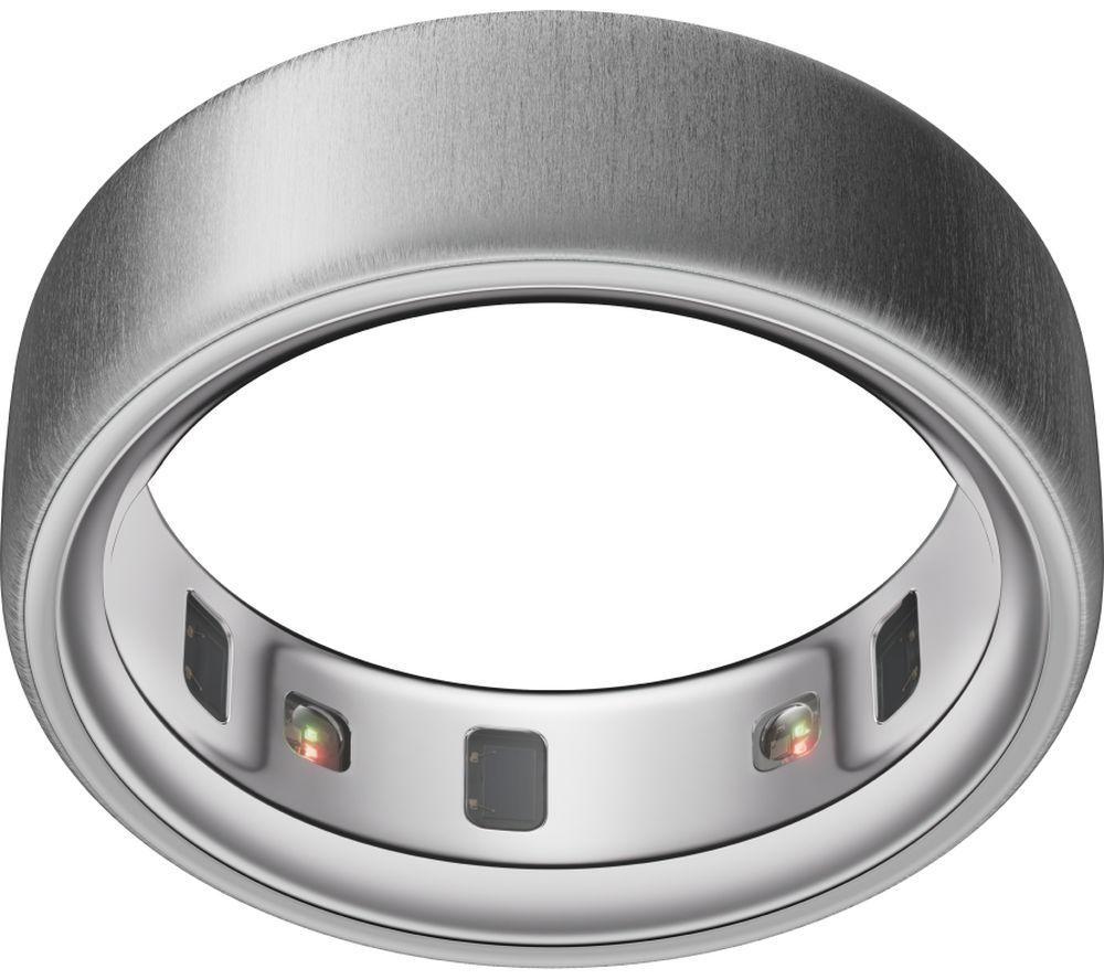 OURA Ring 4 - Brushed Silver, Size 6