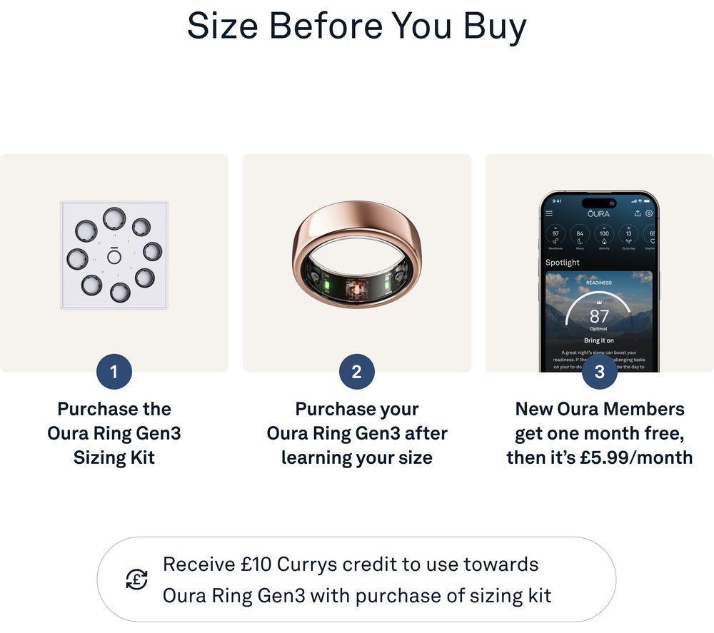 OURA Ring 4 - Rose Gold, Size 6