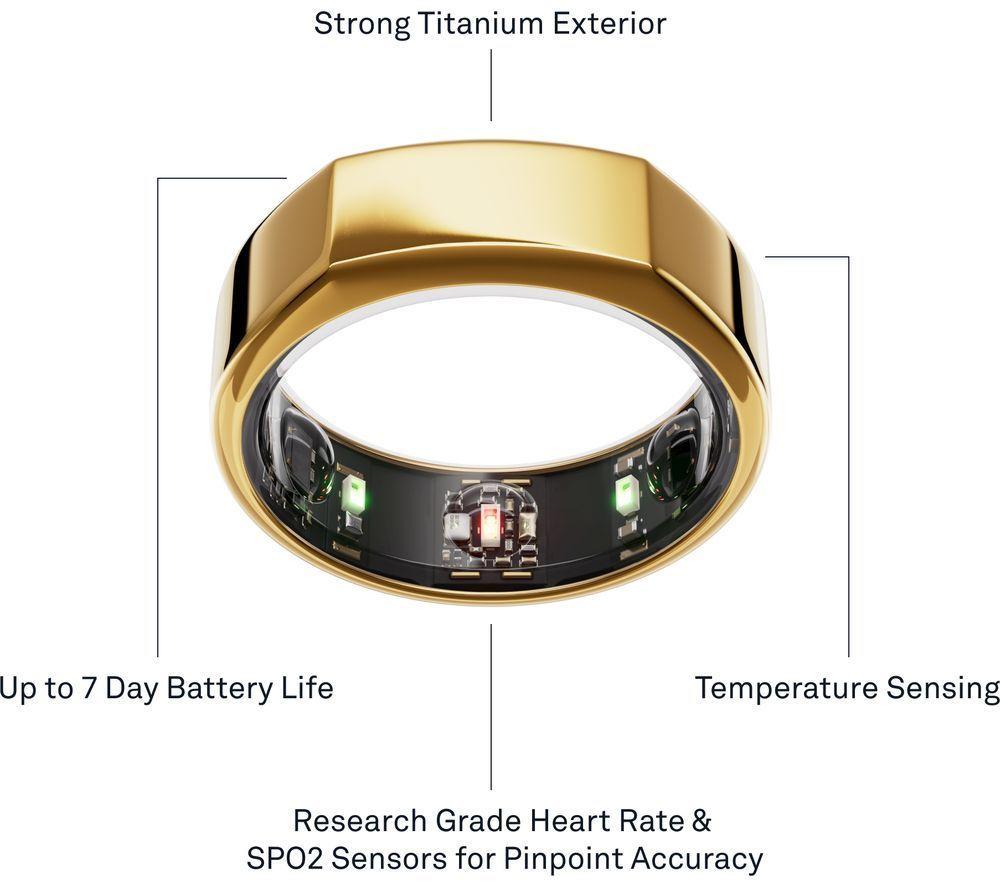 OURA Ring Gen3 Heritage - Gold, Size 6