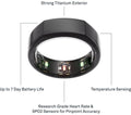 OURA Ring Gen3 Heritage - Stealth Black, Size 6