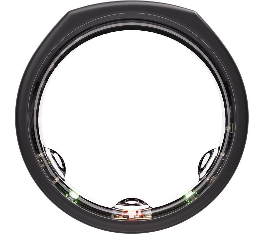 OURA Ring Gen3 Heritage - Stealth Black, Size 6