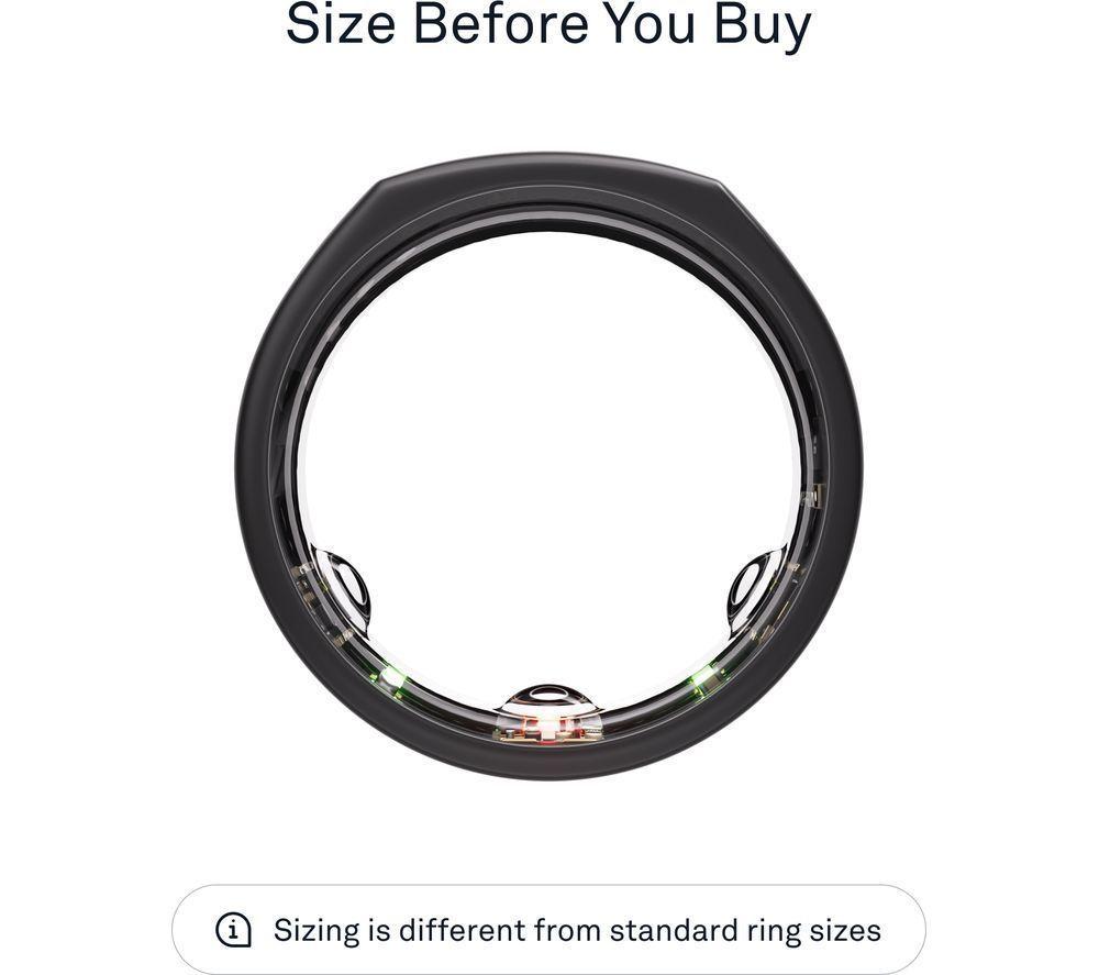OURA Ring Gen3 Heritage - Stealth, Size 9