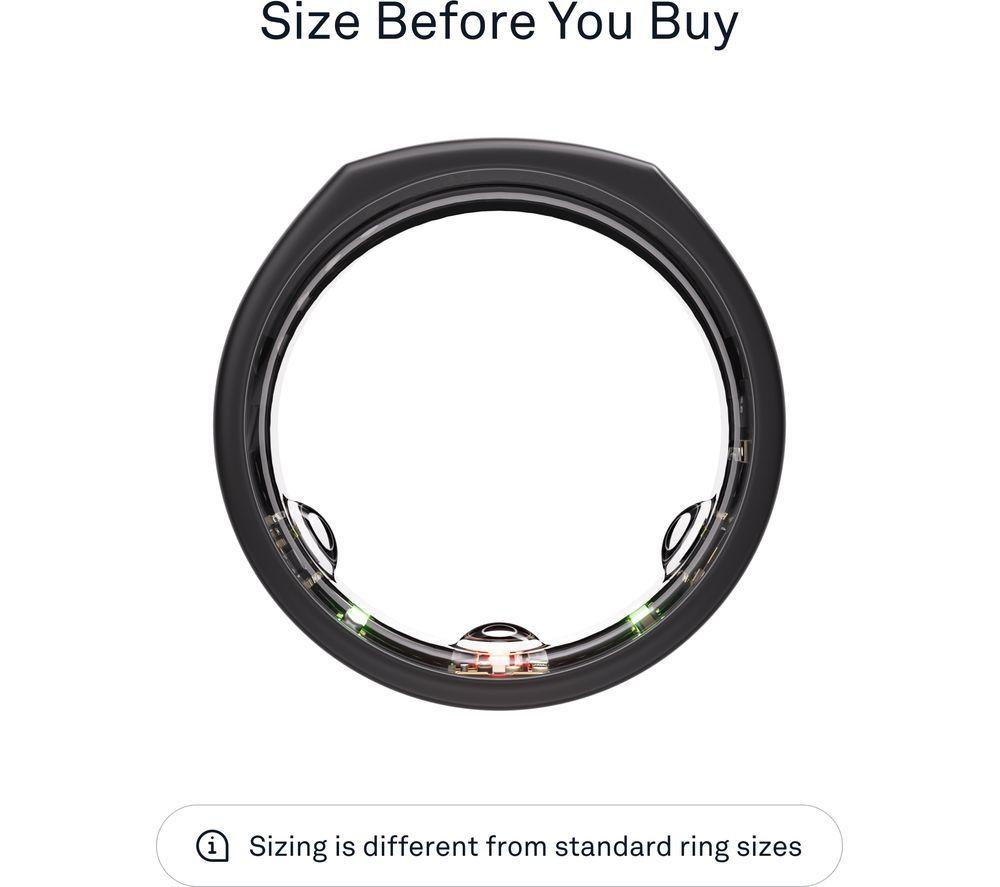 OURA Ring Gen3 Heritage - Stealth, Size 12
