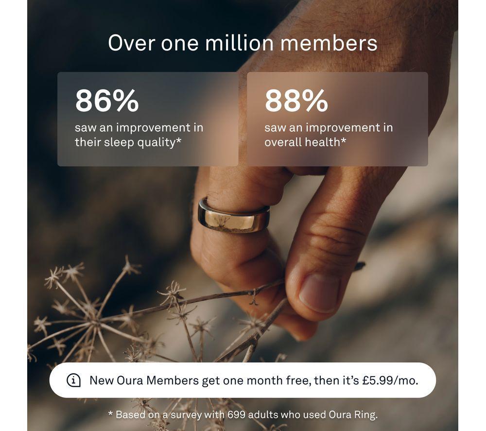 OURA Ring Gen3 Horizon - Gold, Size 11