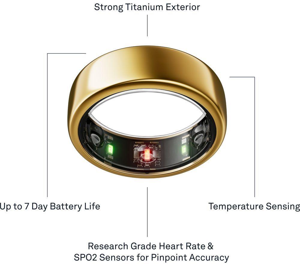 OURA Ring Gen3 Horizon - Gold, Size 11
