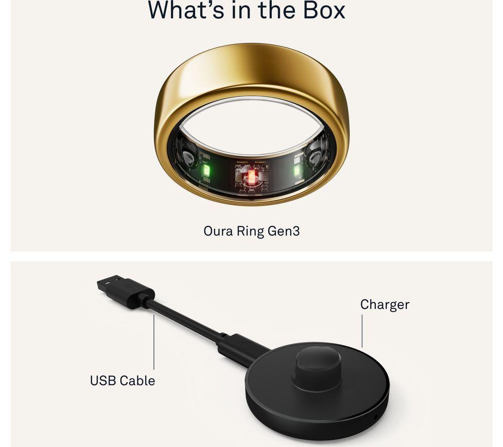 OURA Ring Gen3 Horizon - Gold, Size 13
