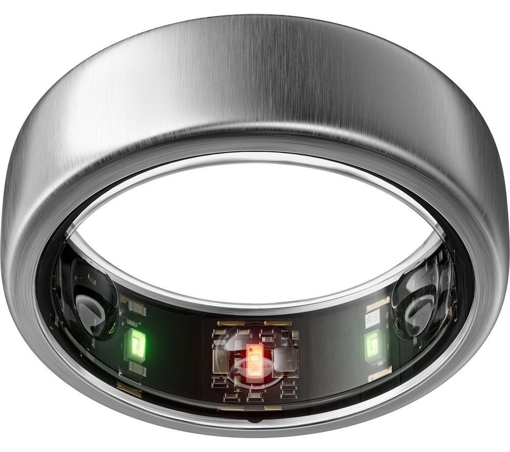 OURA Ring Gen3 Horizon - Brushed Titanium, Size 7