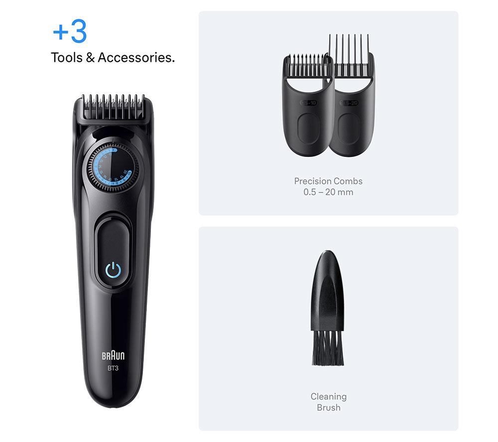 BRAUN Series 3 BT3520 Beard Trimmer - Black
