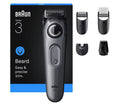 BRAUN Series 3 BT3560 Beard Trimmer - Grey
