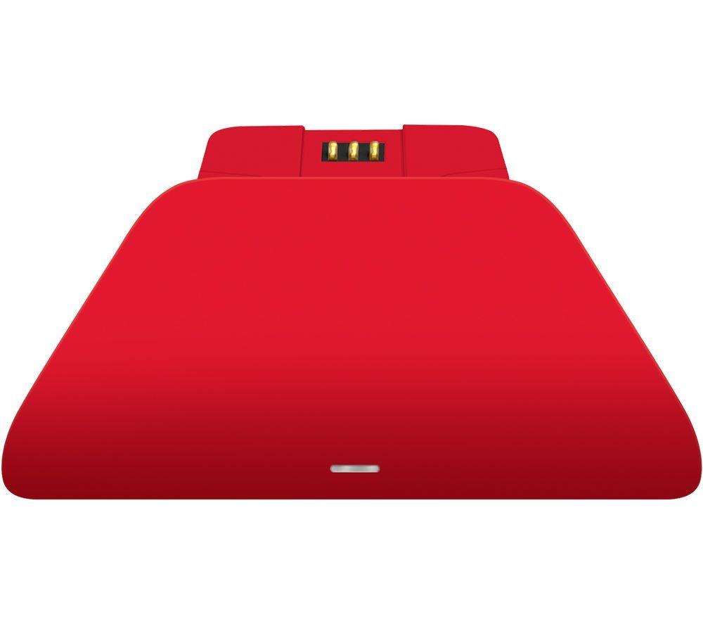 RAZER Essential Duo Xbox Headset, Charging Stand & Wireless Controller Bundle – Pulse Red