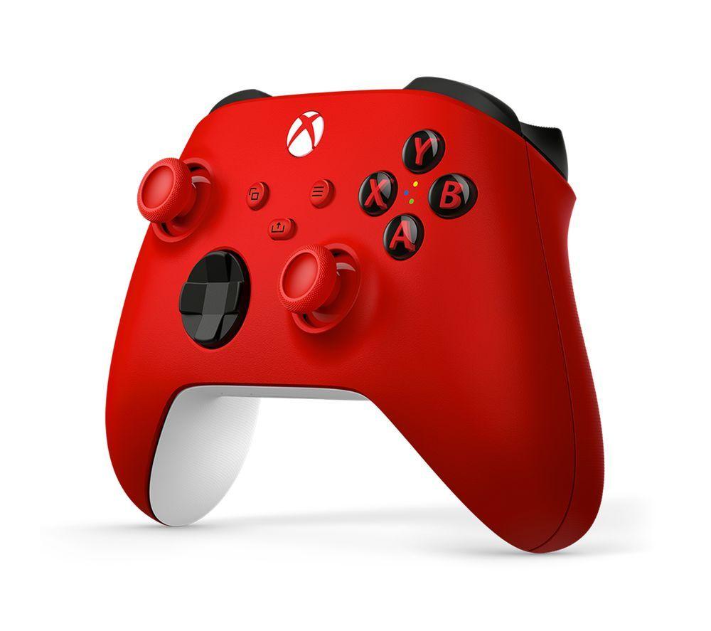 RAZER Essential Duo Xbox Headset, Charging Stand & Wireless Controller Bundle – Pulse Red