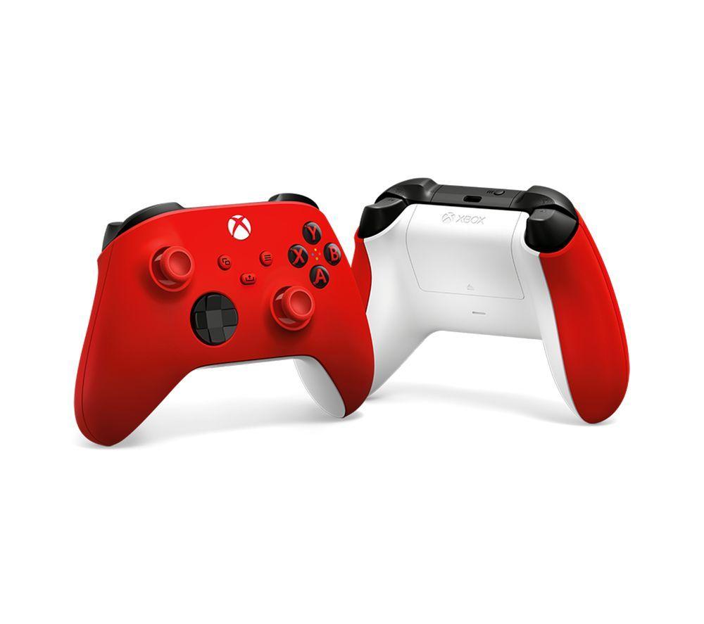 RAZER Essential Duo Xbox Headset, Charging Stand & Wireless Controller Bundle – Pulse Red
