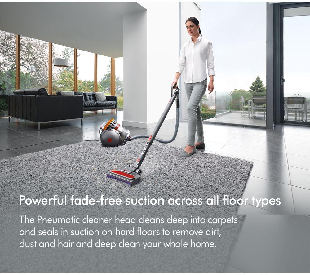 Aspiradora sin bolsa tipo trineo DYSON Big Ball Multi-Floor 2 - Amarillo pulverizado hierro