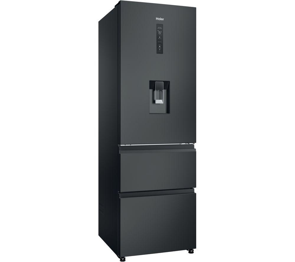 HAIER HTW3618EWPB Frigorífico-congelador inteligente - Negro pizarra