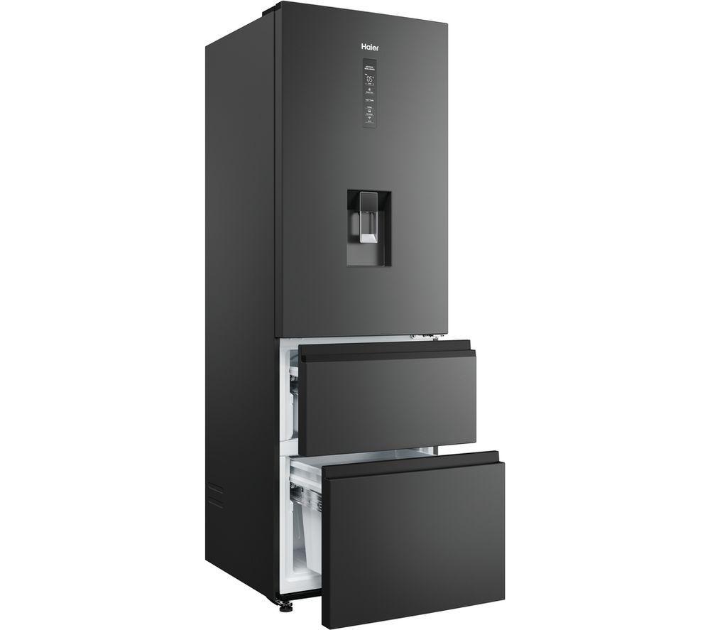 HAIER HTW3618EWPB Frigorífico-congelador inteligente - Negro pizarra