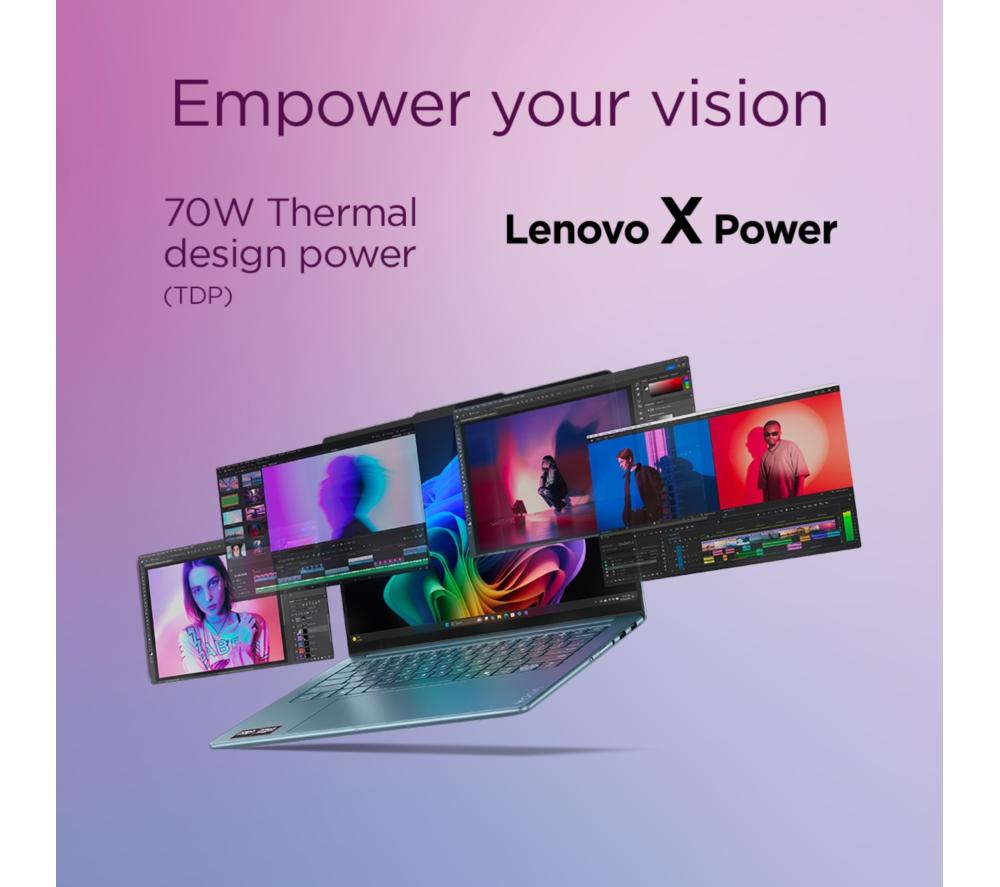LENOVO Yoga Pro 7 14.5" Laptop, Copilot+ PC - AMD Ryzen AI 9, 1 TB SSD, Tidal Teal