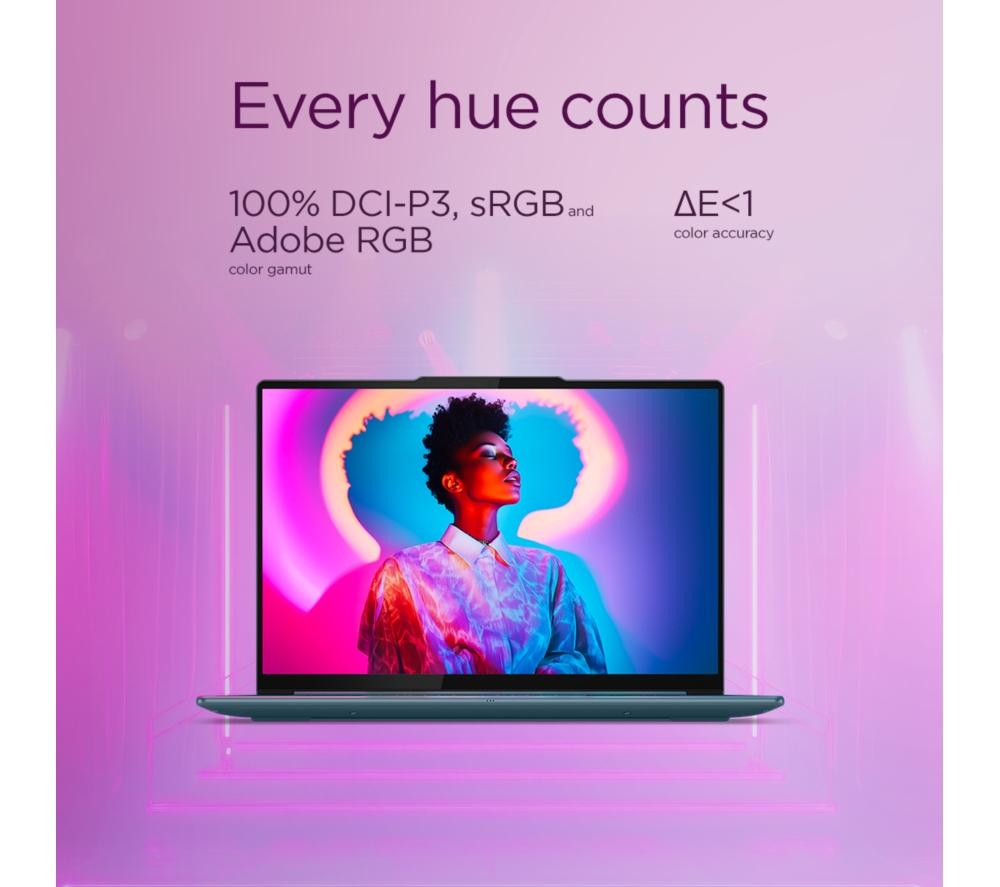 LENOVO Yoga Pro 7 14.5" Laptop, Copilot+ PC - AMD Ryzen AI 9, 1 TB SSD, Tidal Teal