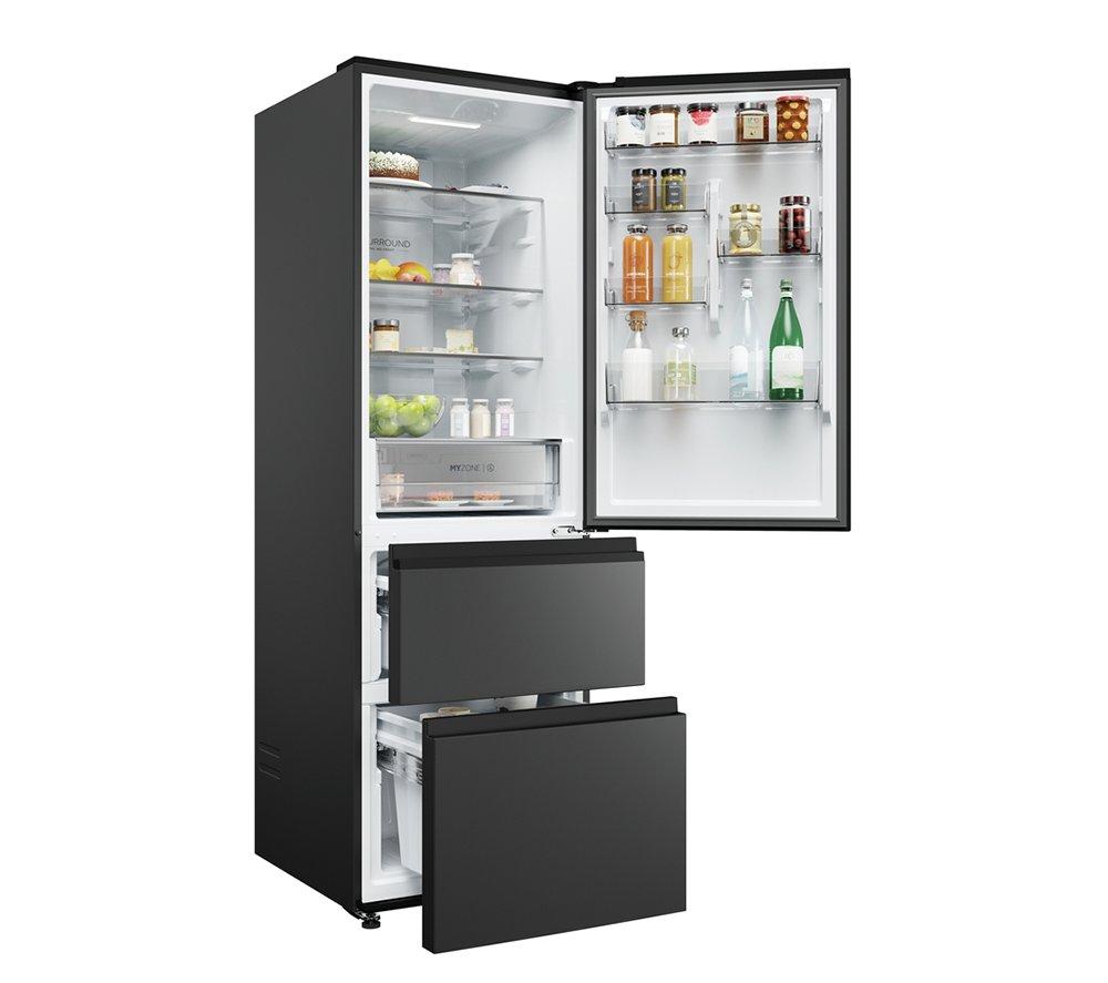 HAIER HTW3618ENPB Frigorífico Combi Inteligente - Negro Pizarra