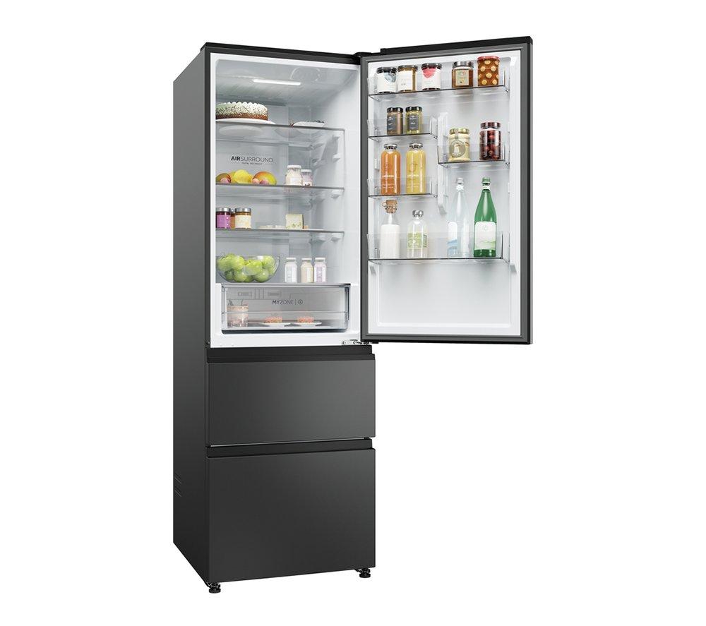 HAIER HTW3618ENPB Frigorífico Combi Inteligente - Negro Pizarra