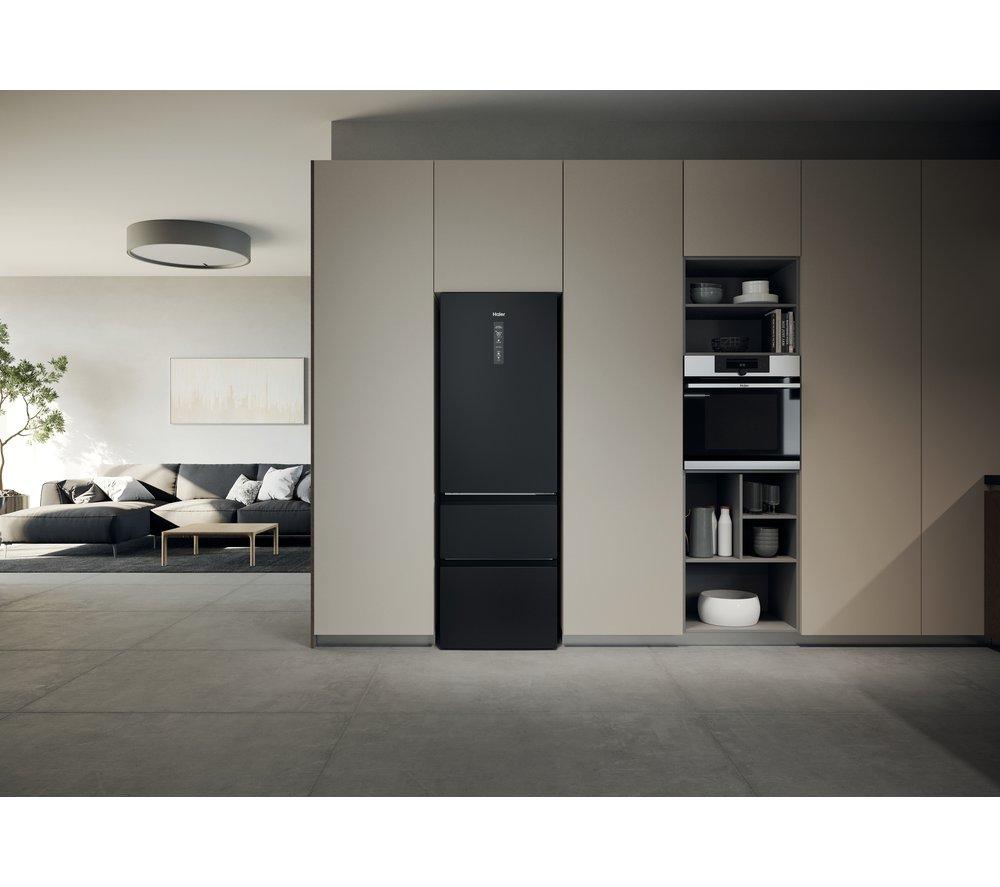 HAIER HTW3618ENPB Frigorífico Combi Inteligente - Negro Pizarra