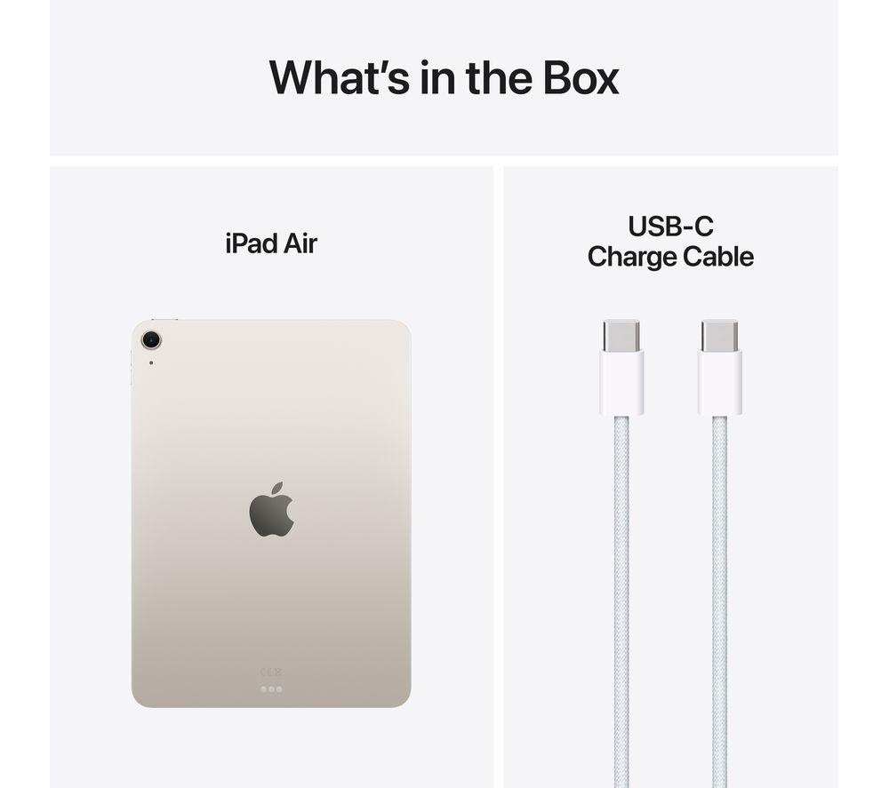 APPLE iPad Air de 11" (2025) - 256 GB, Starlight