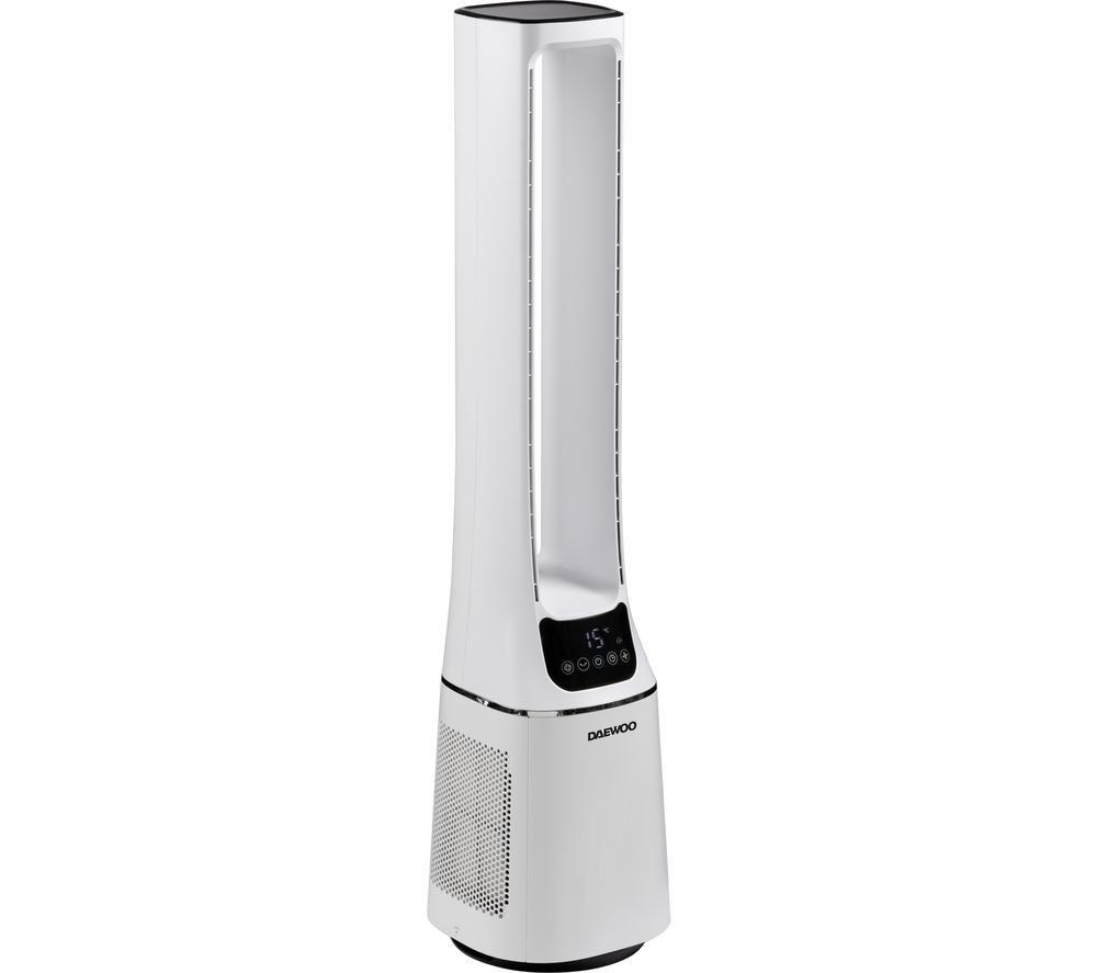 DAEWOO COL1624GE Ventilador y purificador sin aspas 2 en 1 - Blanco