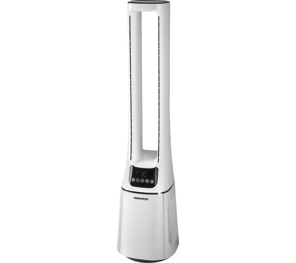 DAEWOO COL1624GE 2-in-1 Bladeless Fan & Purifier - White